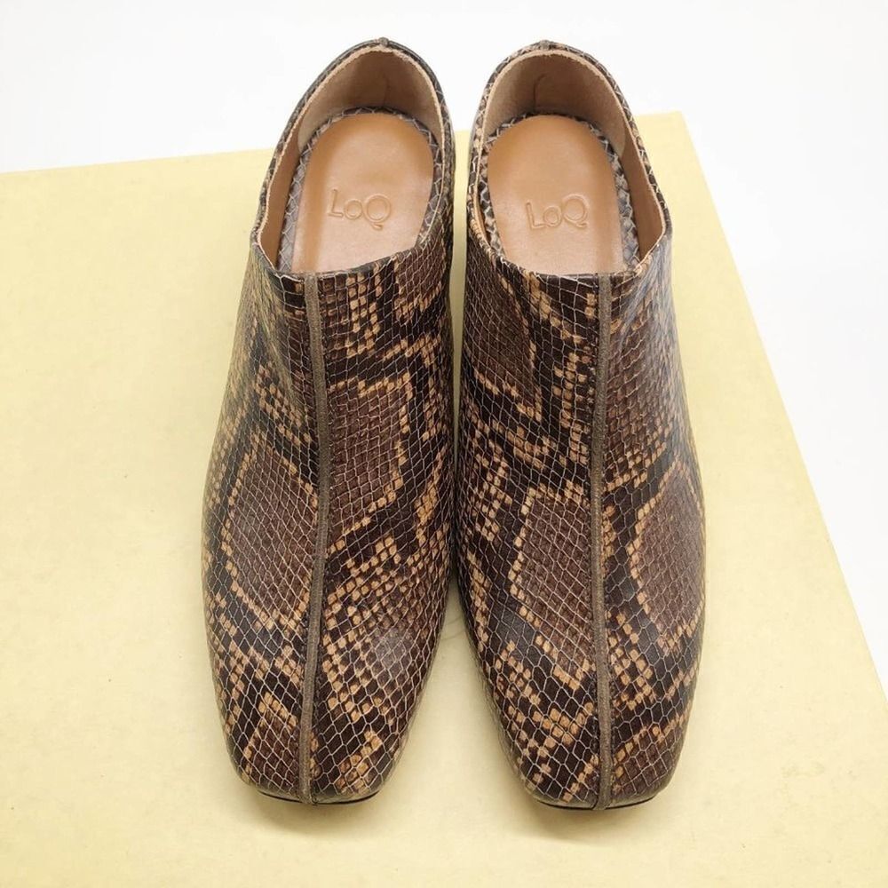 LOQ Eva Castaa Python Mules - Picture 4 of 11